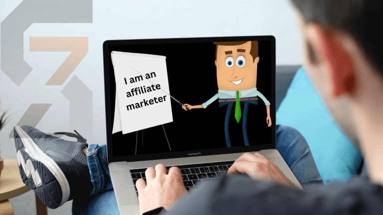 an affiliate marketer