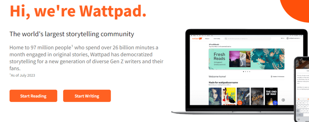 publish on Wattpad