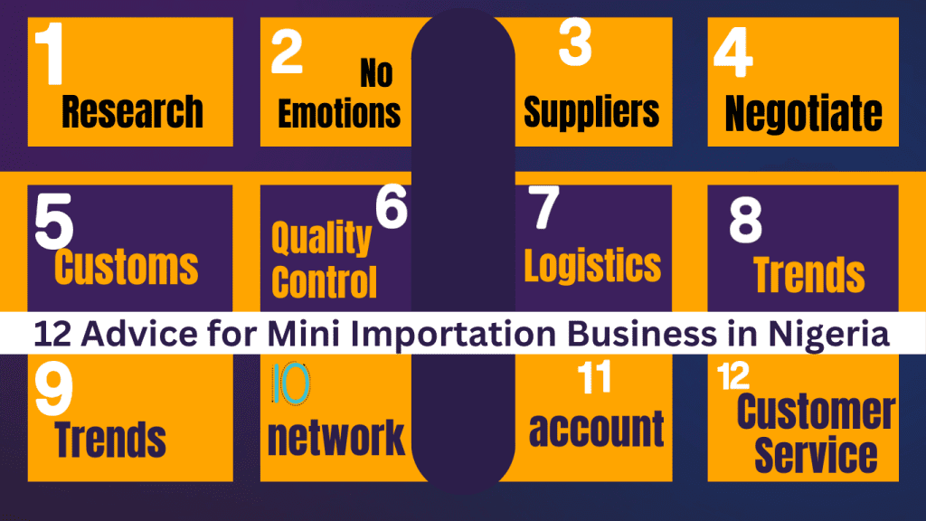 12 Advice for Mini Importation Business in Nigeria