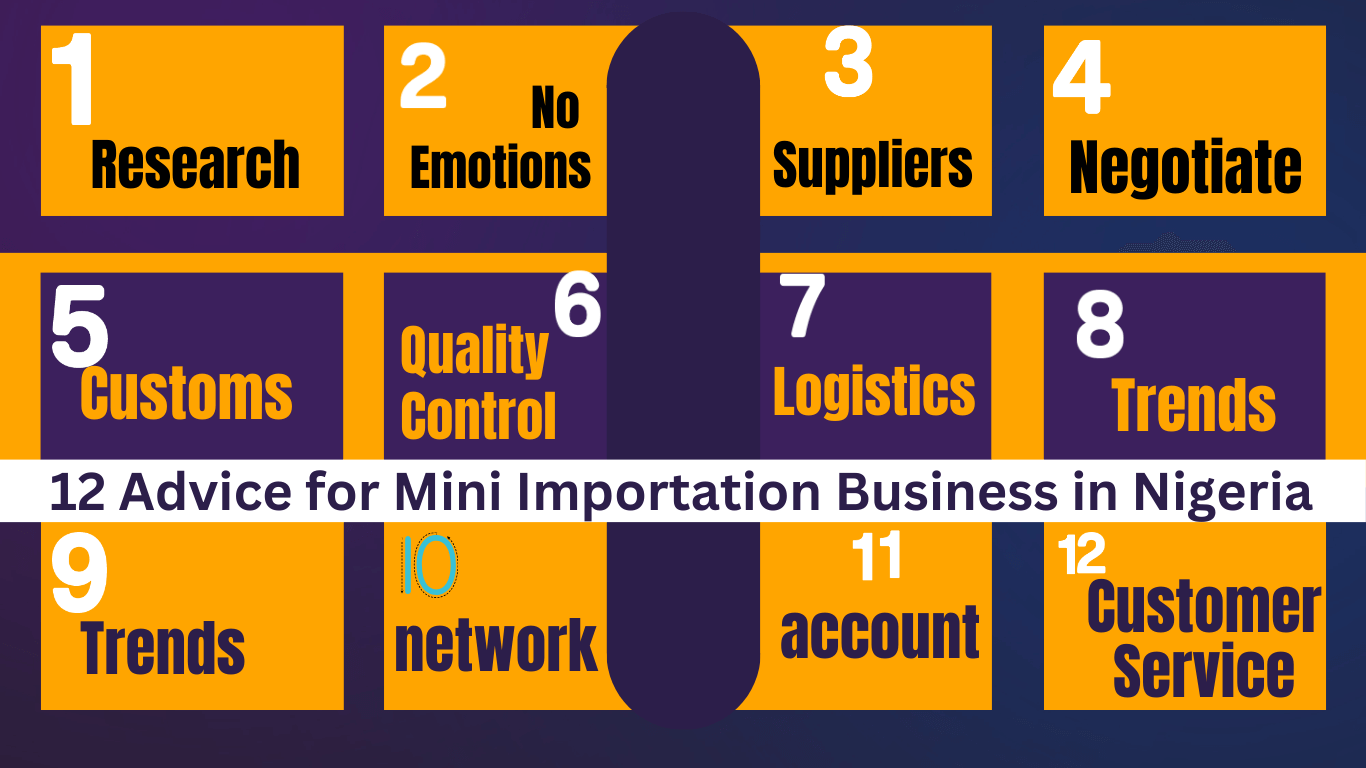 Small Importations 12 Advice for Mini Importation Business in Nigeria - Success Zenith