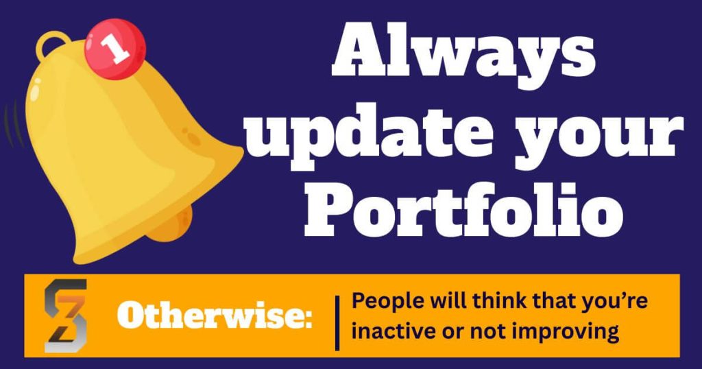 Always update your Portfolio