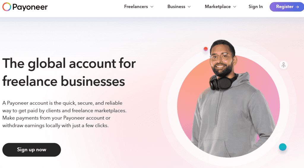 Receive foreign payment with Payoneer