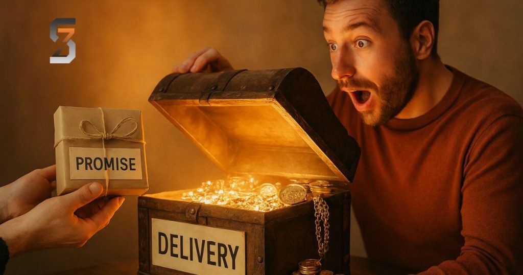 In freelancing, deliver more than you promise