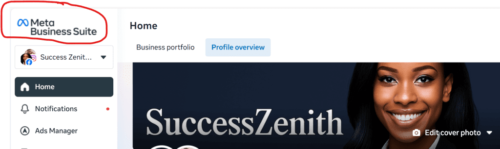 Meta business suit for Facebook ads